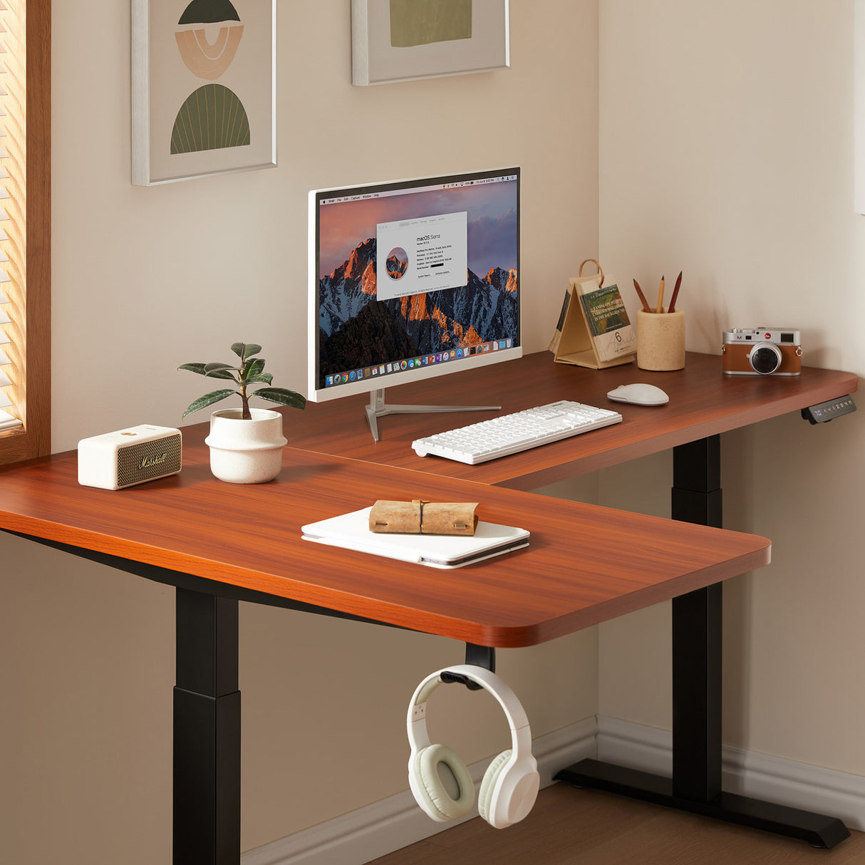 WalkingPad L Shaped Standing Desk