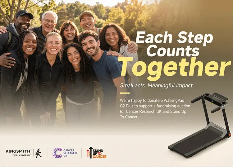 KingSmith WalkingPad Supports a Cancer Research UK Team Fundraiser
