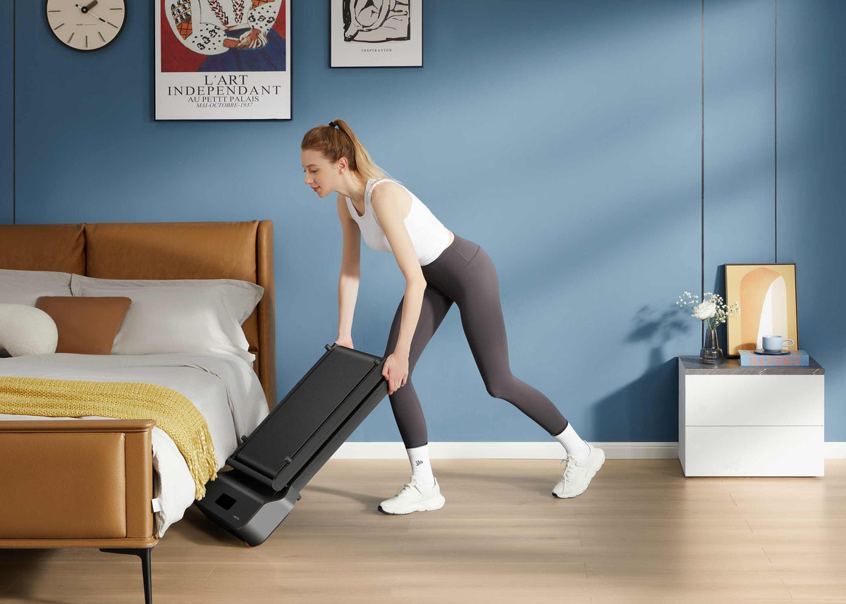 Varied workout routine on a WalkingPad treadmill