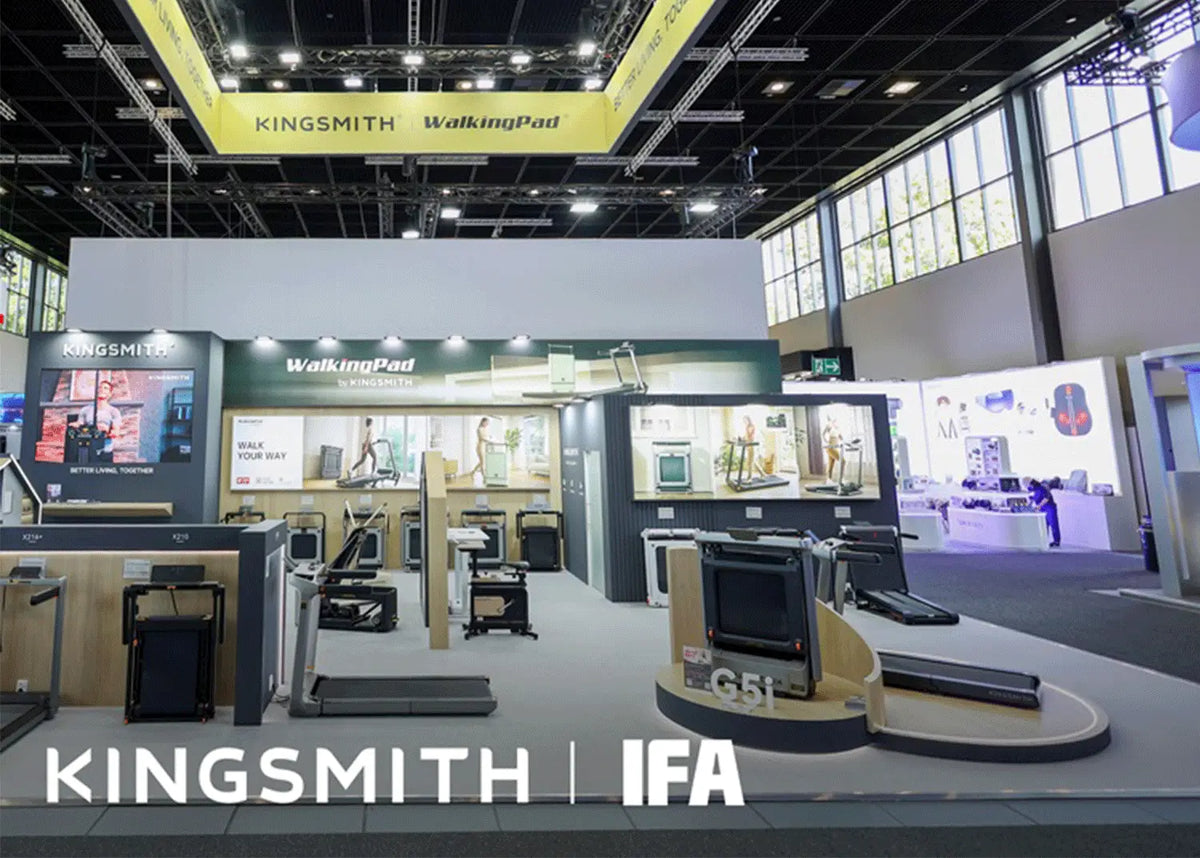 KingSmith WalkingPad’s Foldable Fitness Innovations Receive an Enthusiastic Response at IFA 2026