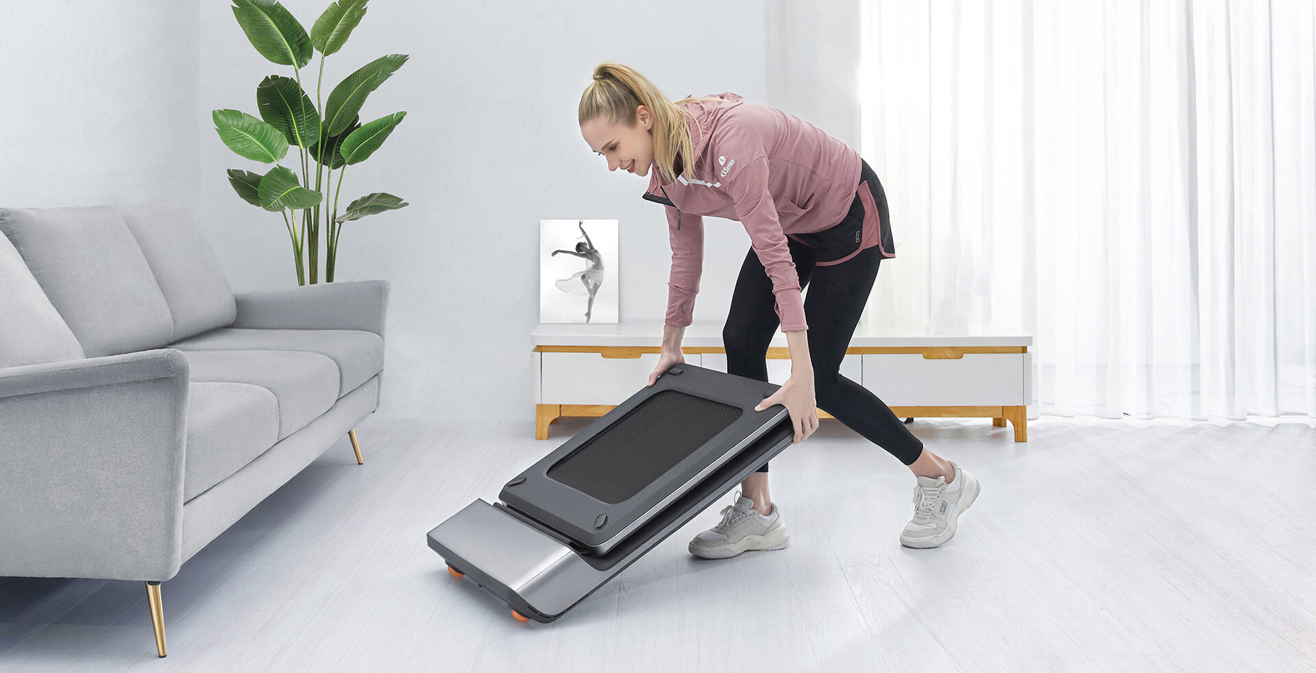 Shop WalkingPad P1 Under Desk Treadmill UK Foldable Compact 