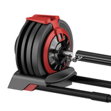 54 lb Adjustable Dumbbell, Barbell, and Kettlebell Set