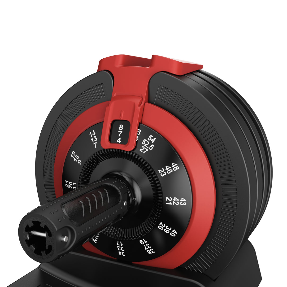54 lb Adjustable Dumbbell, Barbell, and Kettlebell Set