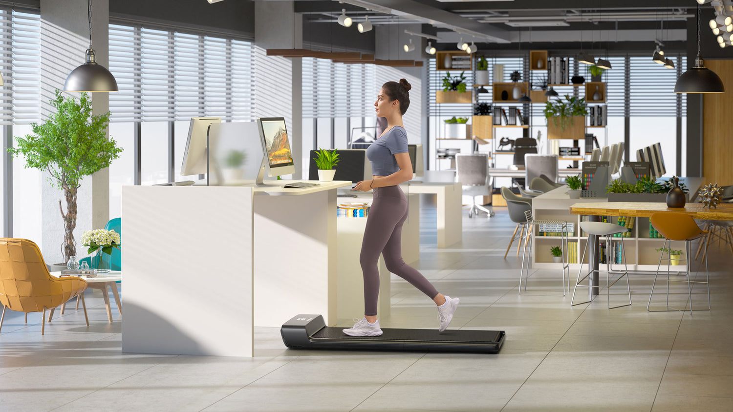Using a WalkingPad Treadmill can customize workouts
