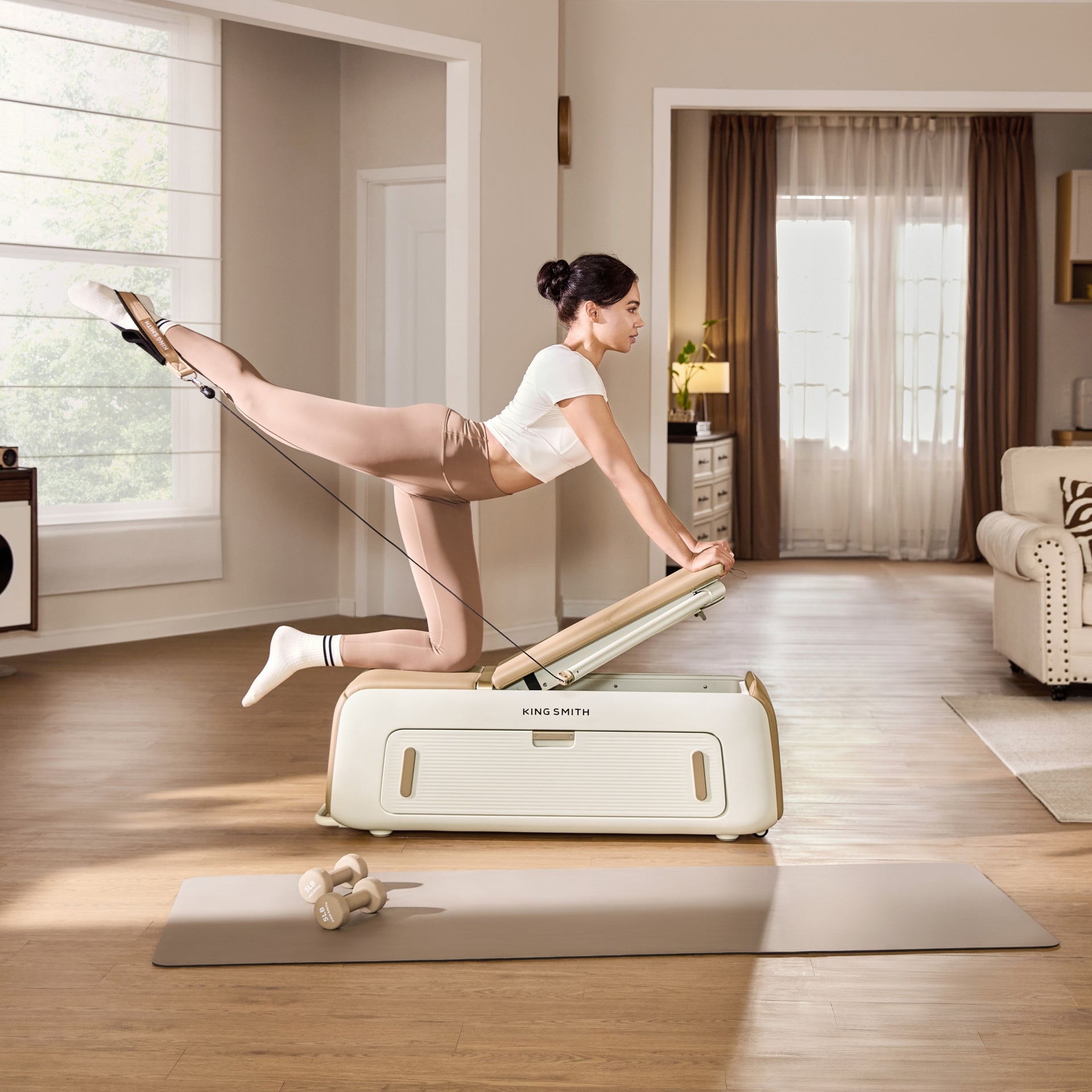 B2 Pilates Workout Bench