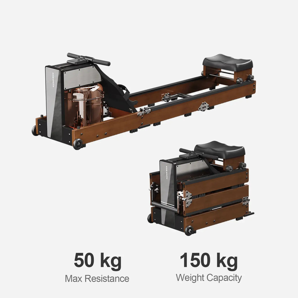 WM10 Foldable Water & Magnetic Rowing Machine
