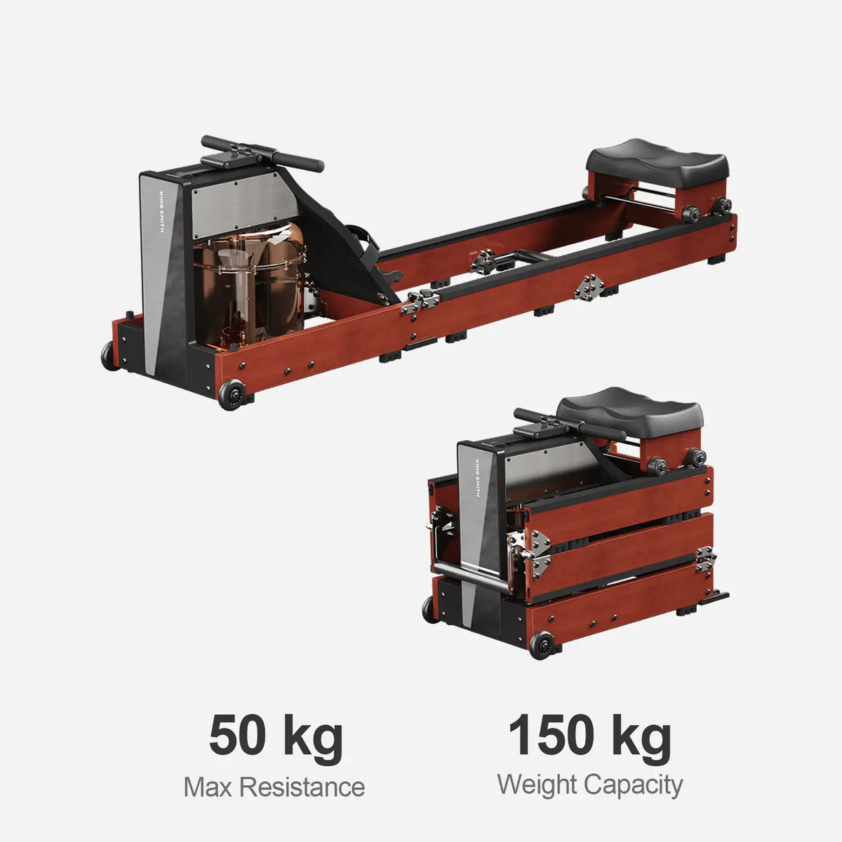 WM10 Foldable Water & Magnetic Rowing Machine