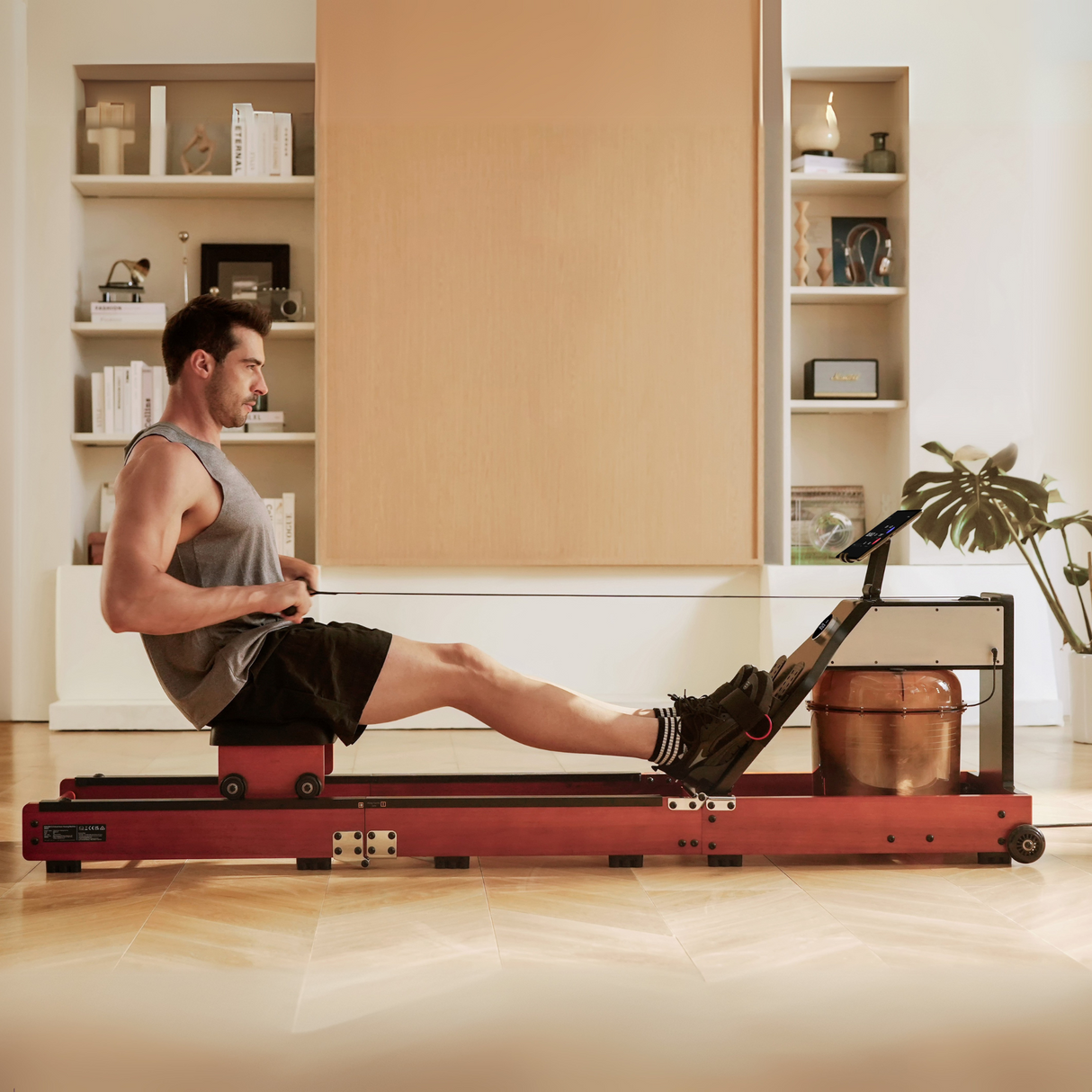 WM10 Foldable Water Rowing Machine