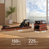 WM10 Foldable Water & Magnetic Rowing Machine
