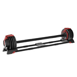 54 lb Adjustable Dumbbell, Barbell, and Kettlebell Set