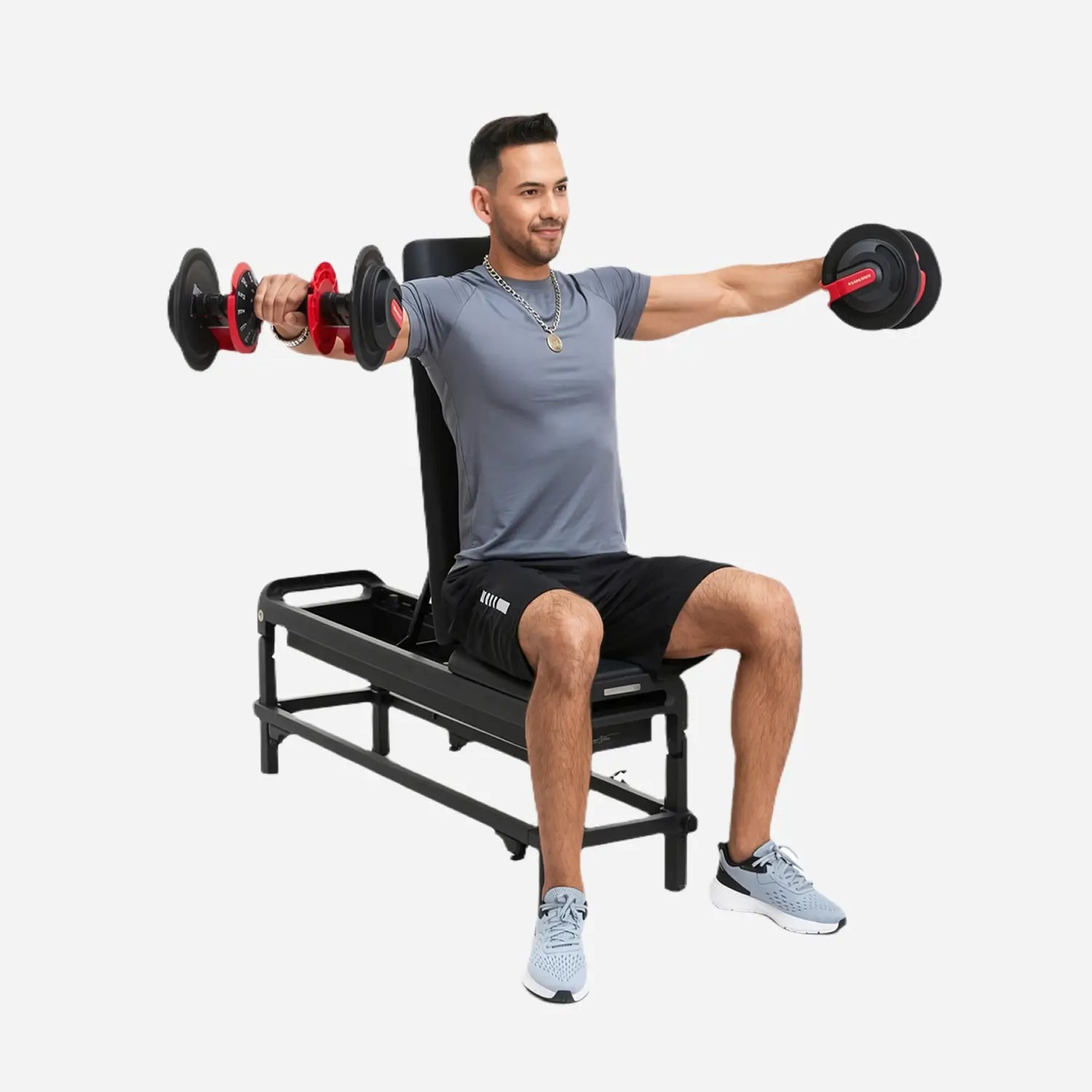 24 KG Adjustable Dumbbell, Barbell, and Kettlebell Set