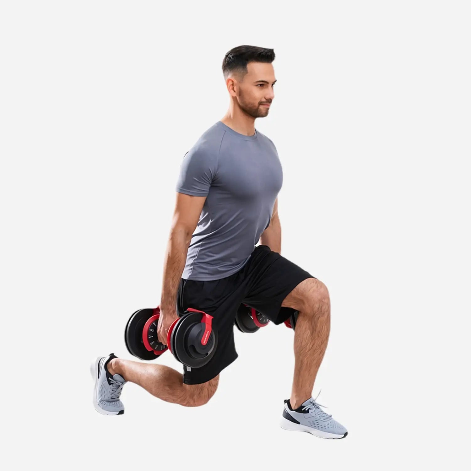 24 KG Adjustable Dumbbell, Barbell, and Kettlebell Set