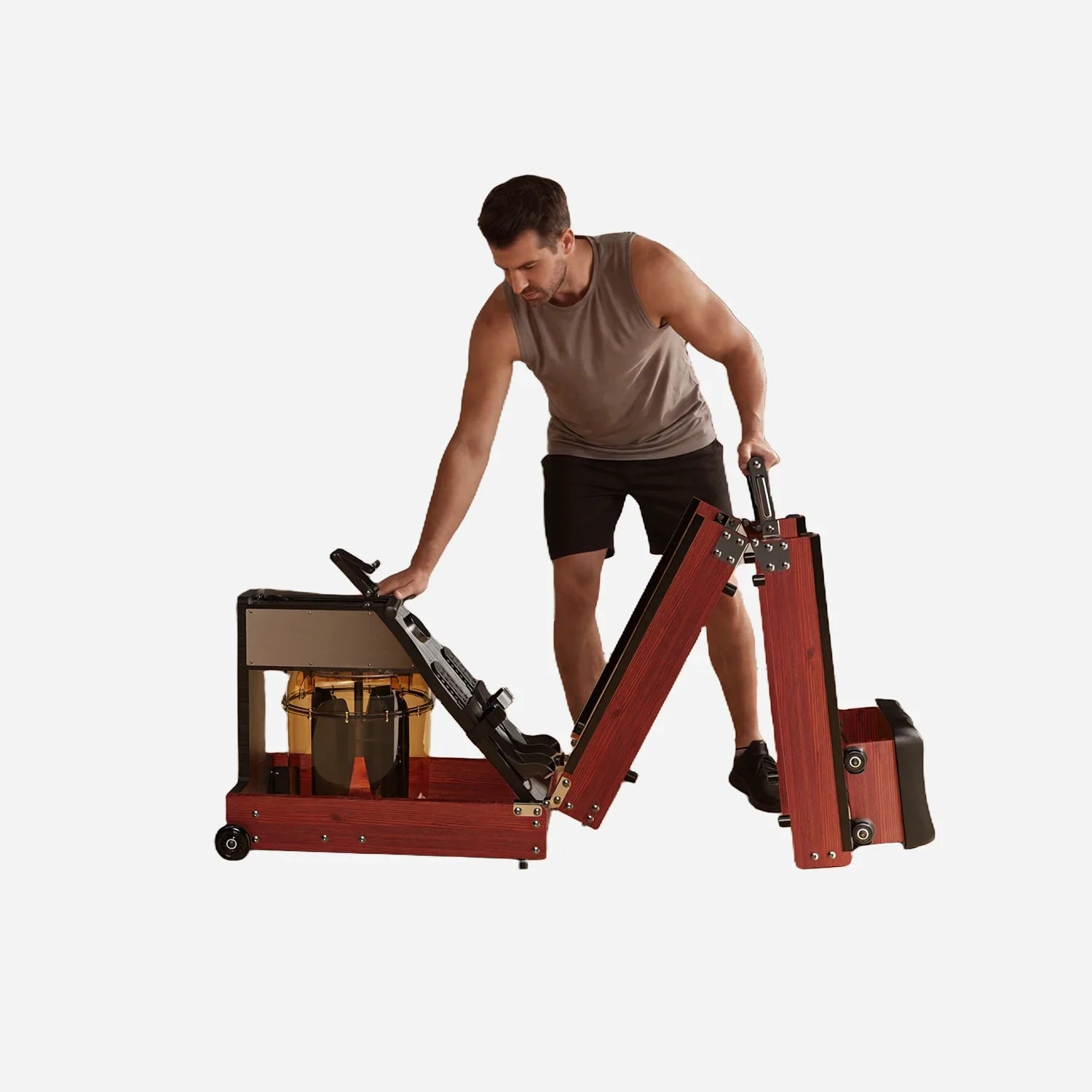 WM10 Foldable Water & Magnetic Rowing Machine