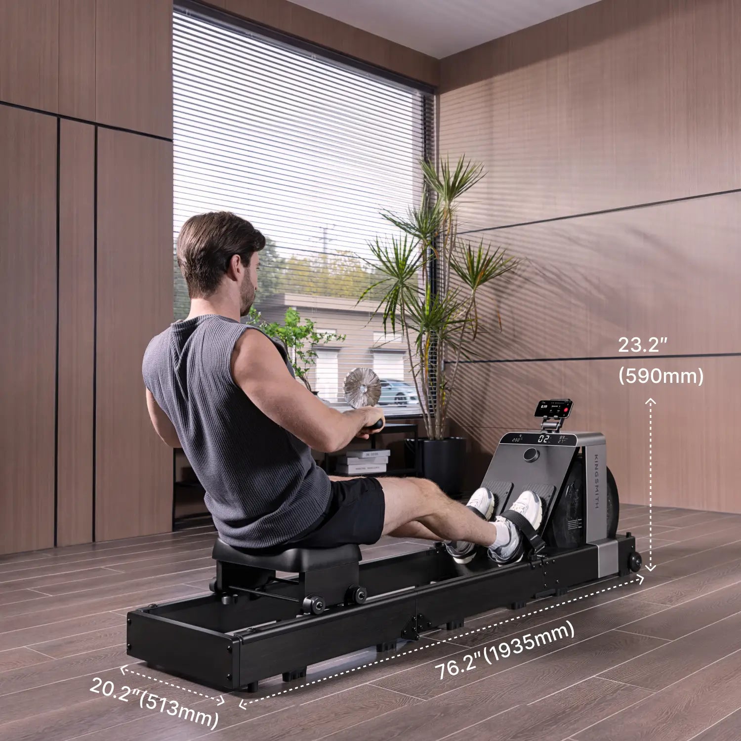 WM20 Tri-fold Water & Magnetic Rowing Machine