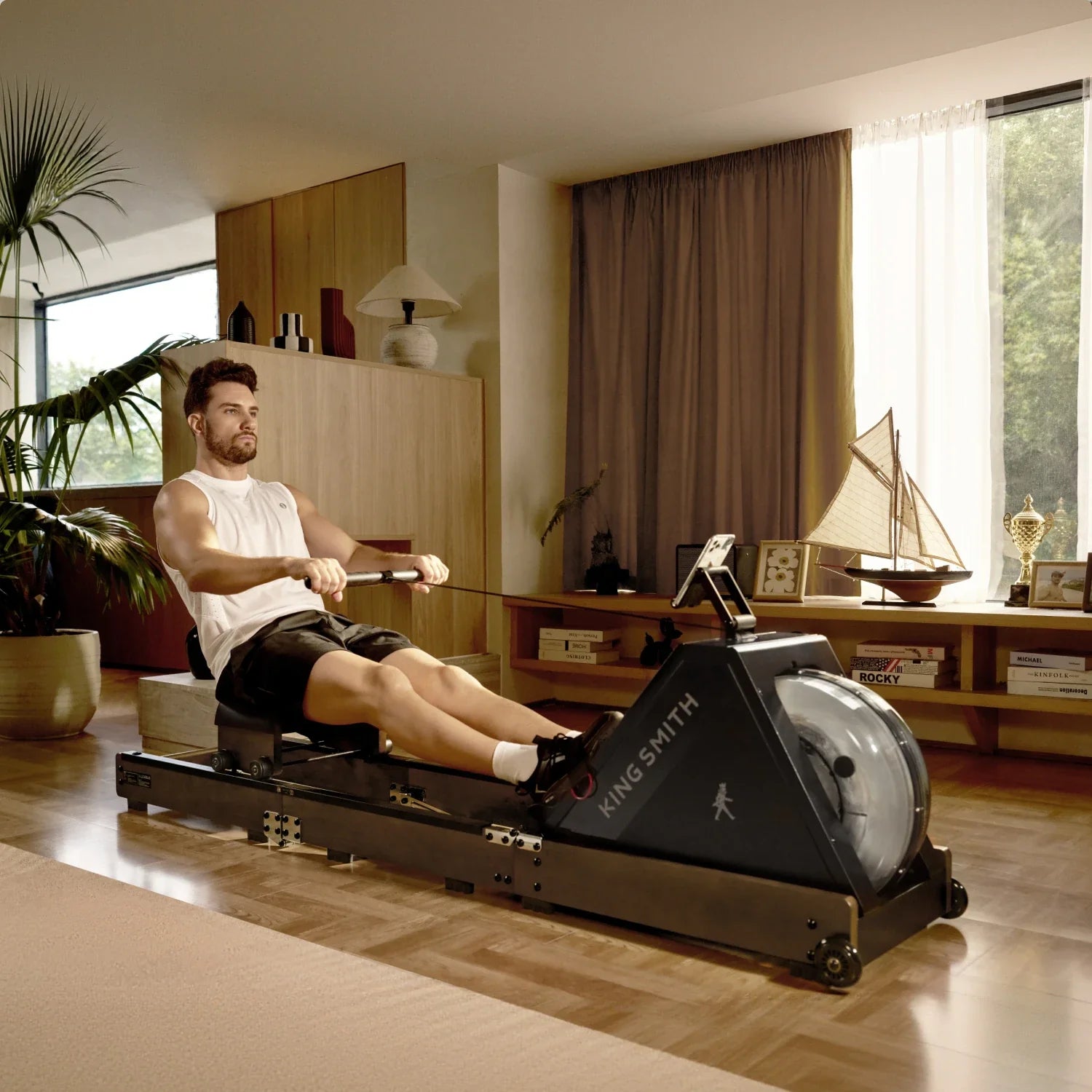 WR20 Foldable Water Rowing Machine